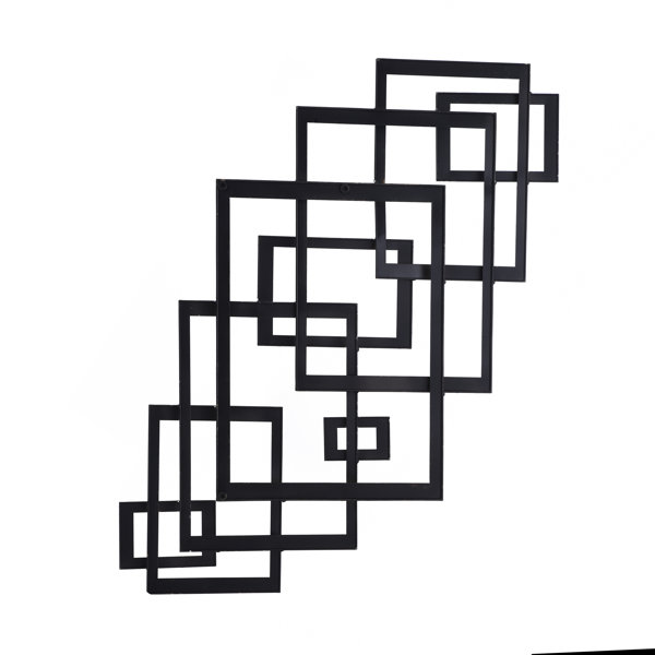 Everly Quinn Square Metal Wall Décor & Reviews Wayfair